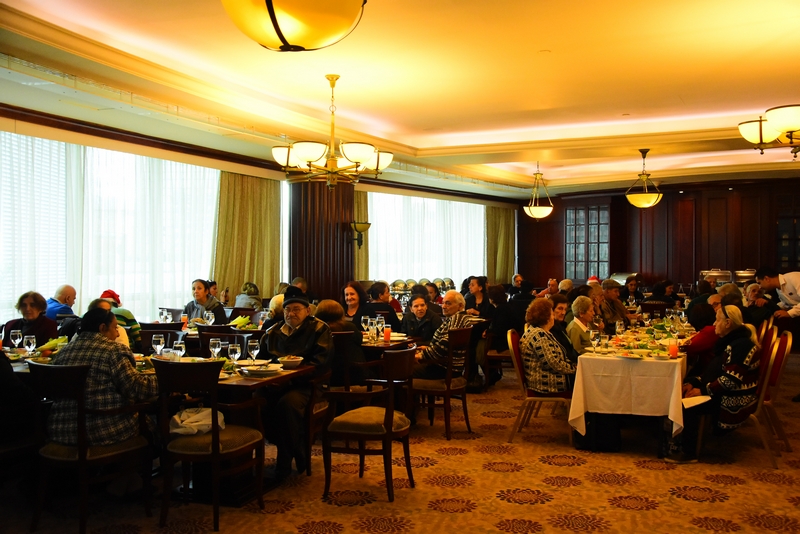 Hilton Beirut Metropolitan Palace's Christmas lunch for the elderly people